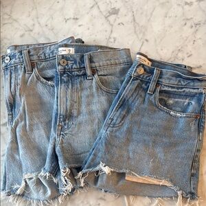 BUNDLE 3 pairs Abercrombie & Fitch Distressed Denim Shorts | sz 26